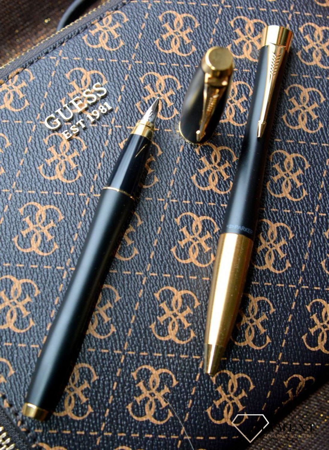 Zestaw Parker pióro + długopis czarno-złoty ⇨ Artykuły piśmiennicze ⇨ Fachowy produkt na miarę Twoich możliwości w przystępnej cenie od zegarki-diament.pl..jpg